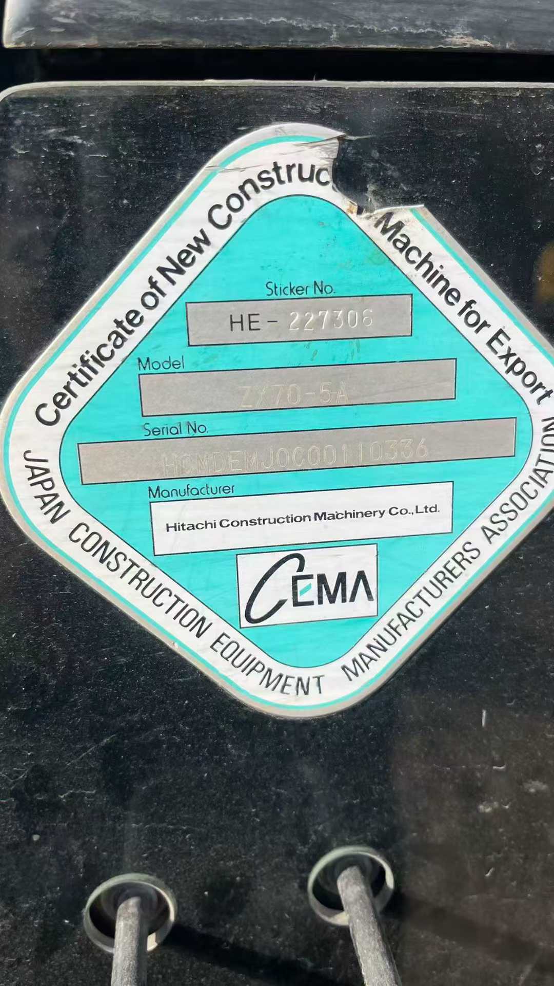 Used Hitachi ZX70 Excavator 2020 Model / 2
