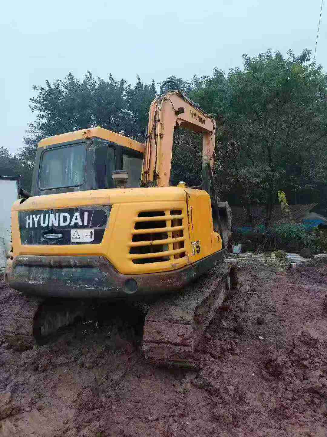 Used Hyundai R75VS Excavator 2016 Model / 2