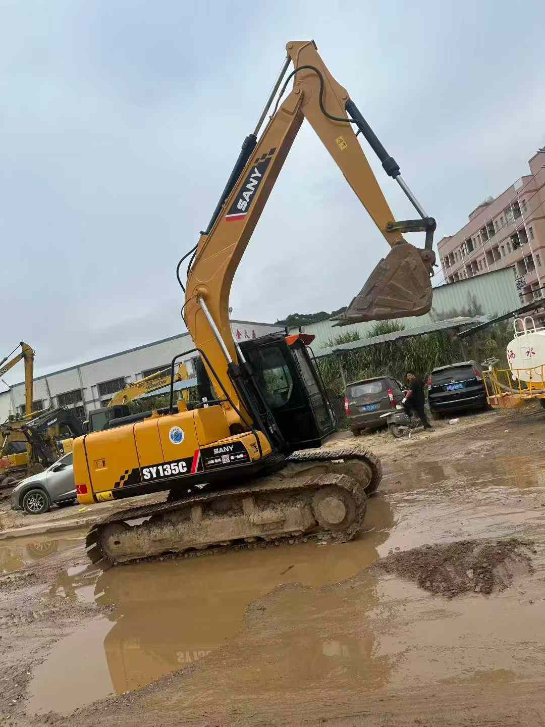 Used Sany SY135 Excavator 2016 Model / 2