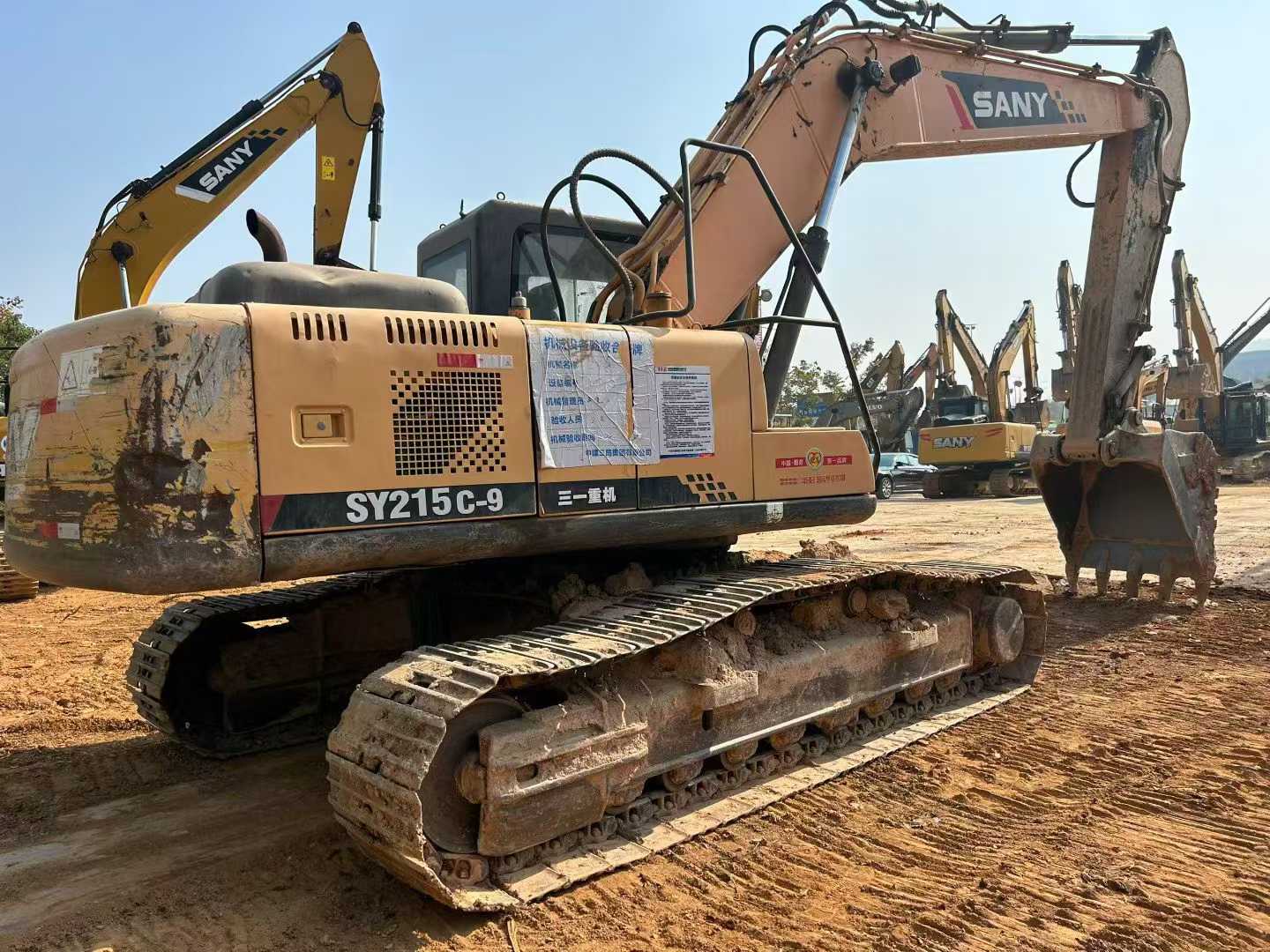 Used Sany SY215C-9 Excavator 2014 Model / 2