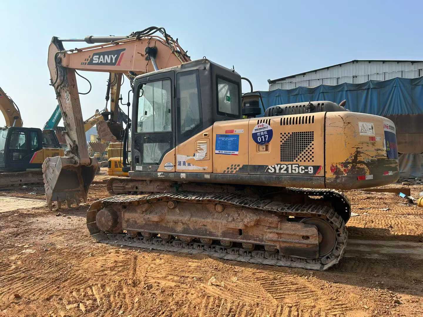 Used Sany SY215C-9 Excavator 2014 Model / 3