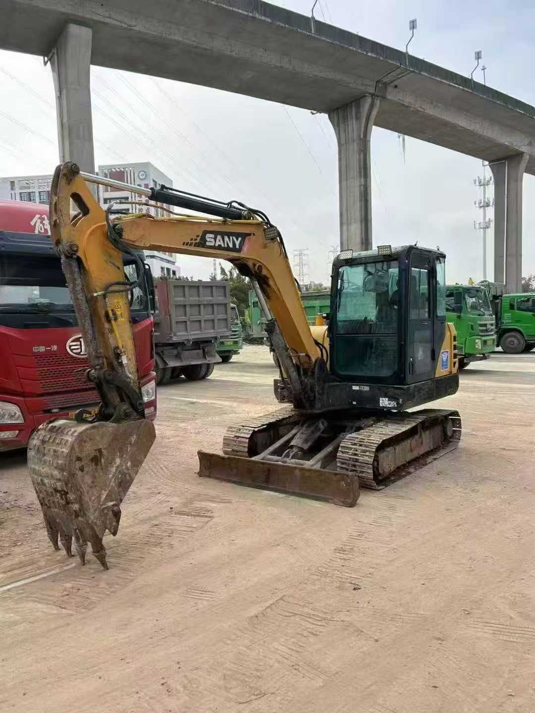 Used Sany SY55 Excavator 2016 Model / 3