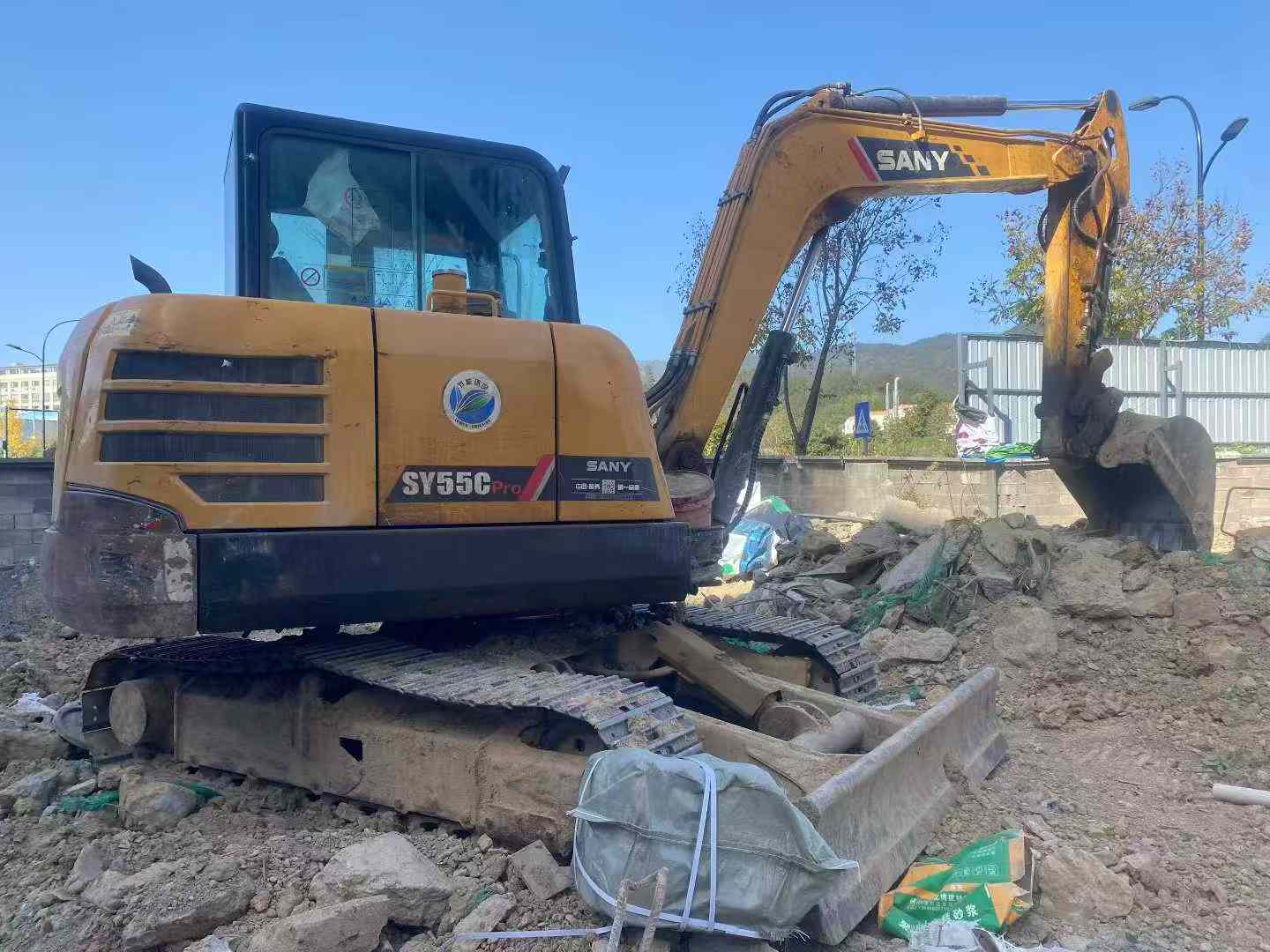 Buy Sany SY55 Used Excavator / 3 Used Sany SY55 Excavator 2021 Model / 3