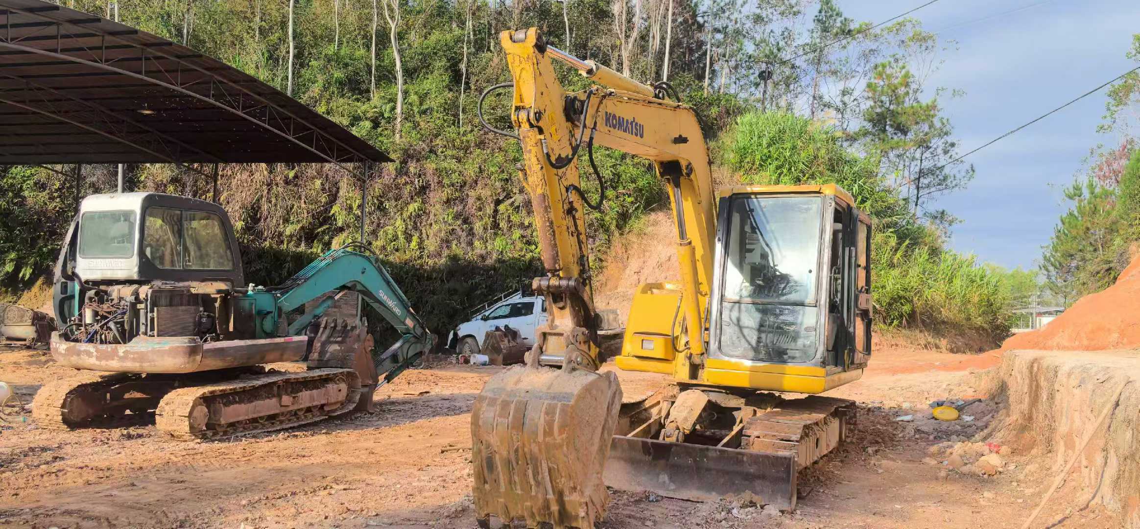 Used Komatsu PC60-7 Excavator 2016 Model / 7