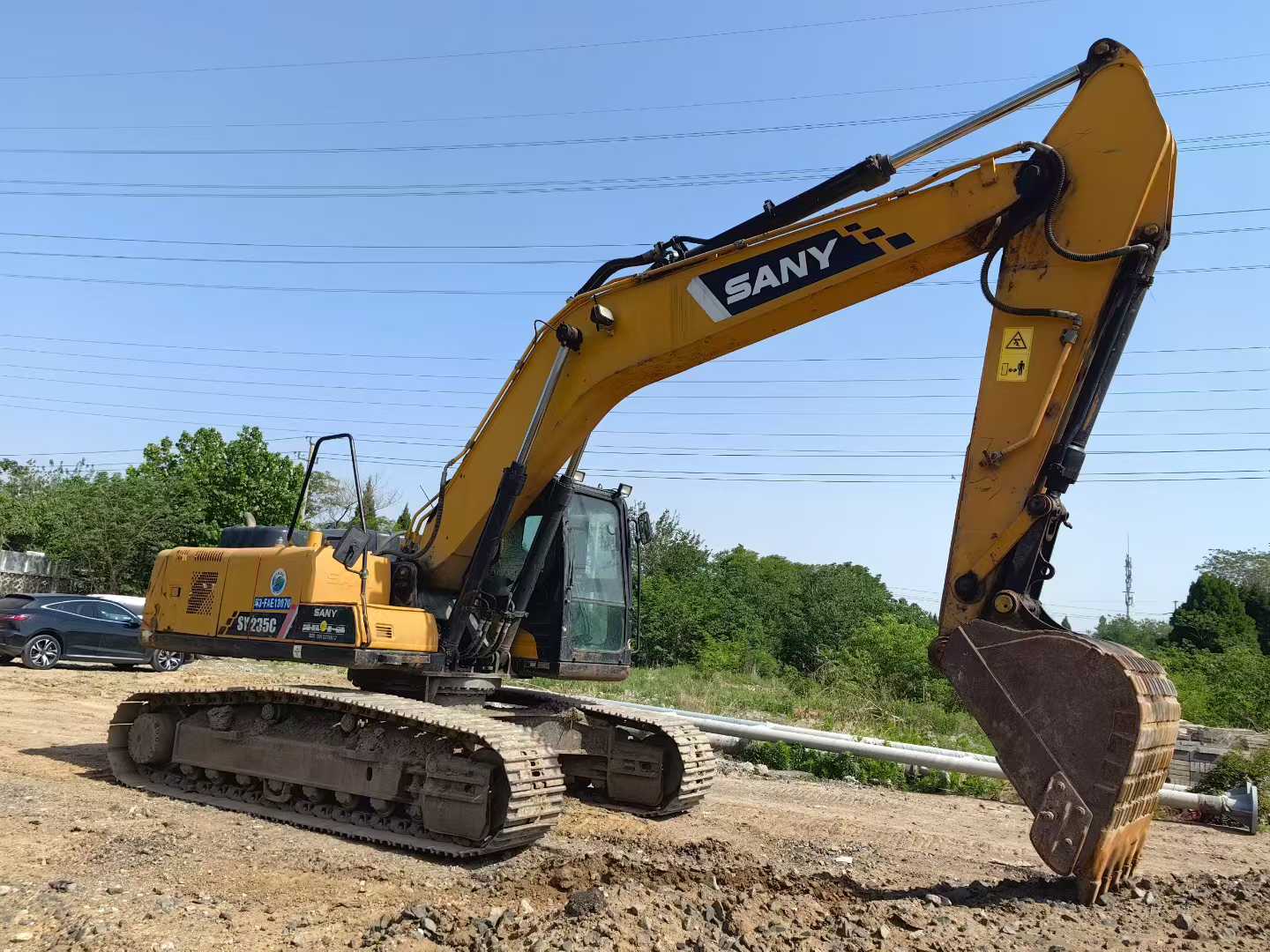 Used Sany SY215W Excavator 2019 Model / 8