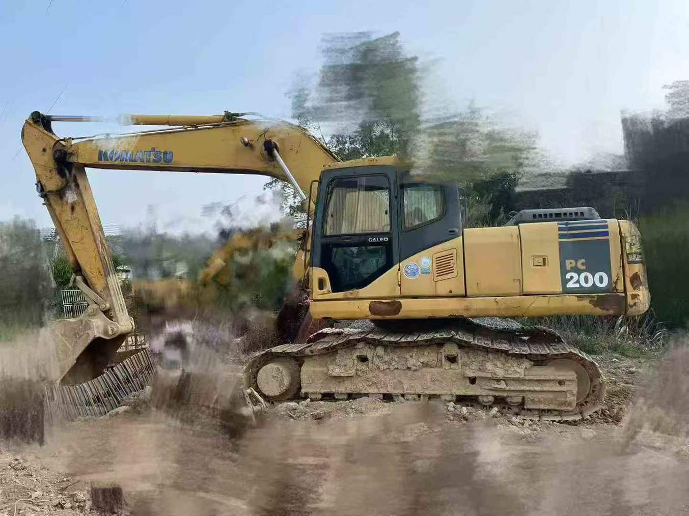 Used Komatsu PW200-7 Excavator 2016 Model / 2