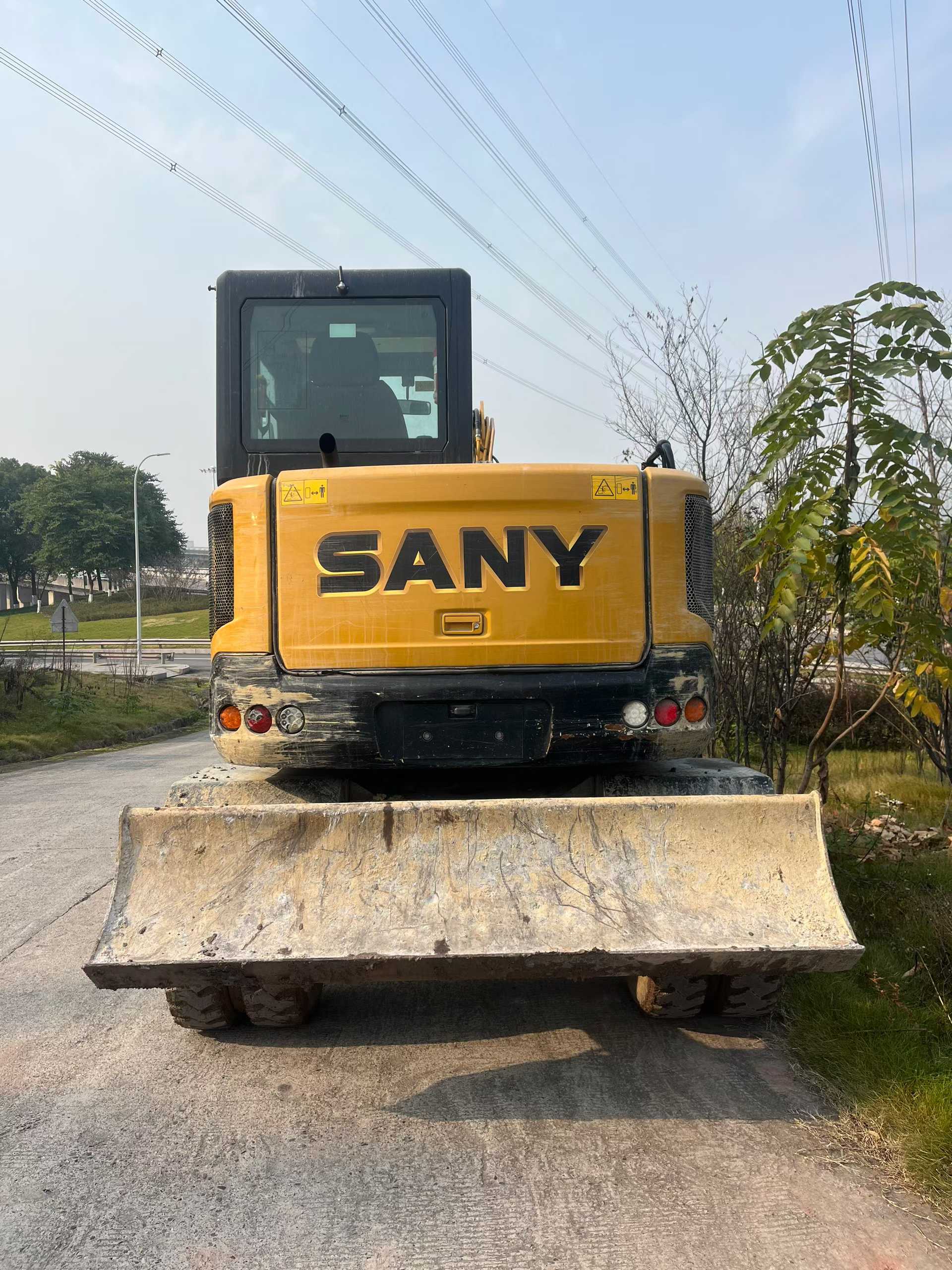 Used Sany SY65W Excavator 2016 Model / 2