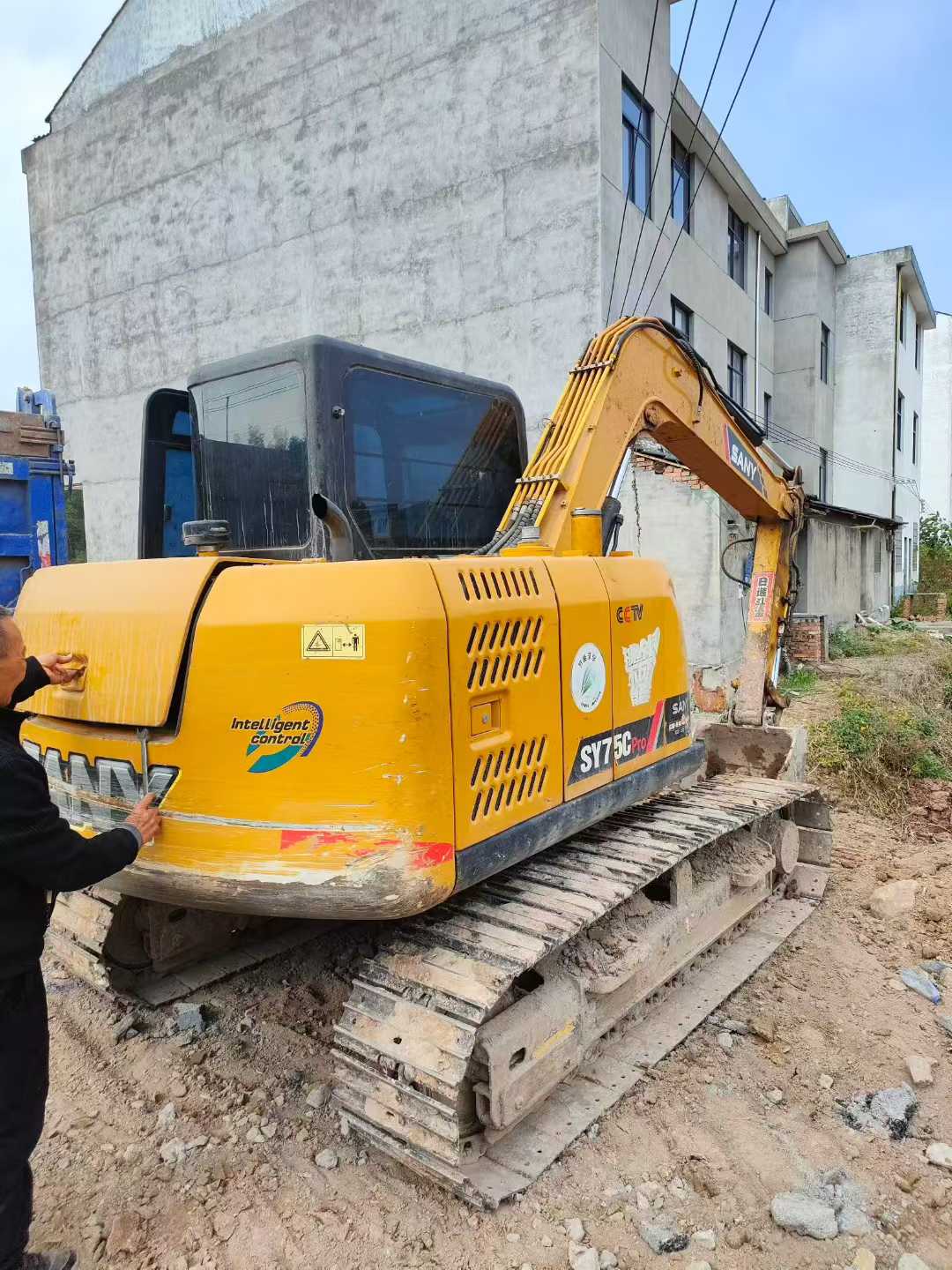 Used Sany SY75 Excavator 2016 Model / 2