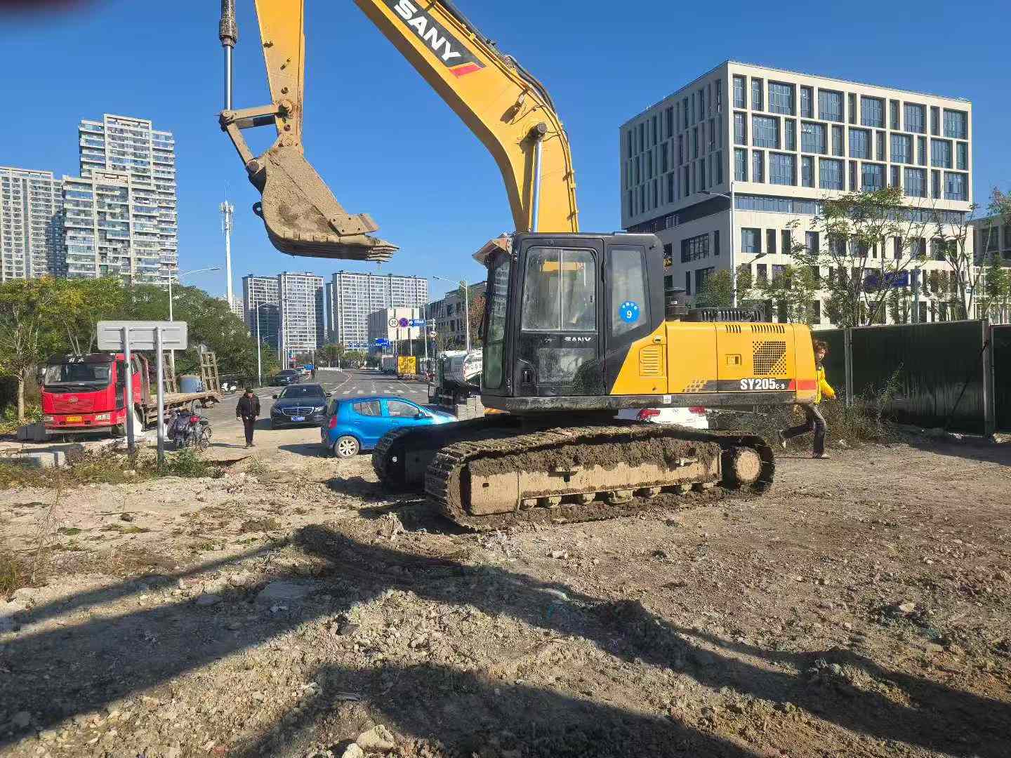 Used Sany SY215W Excavator 2015 Model / 6