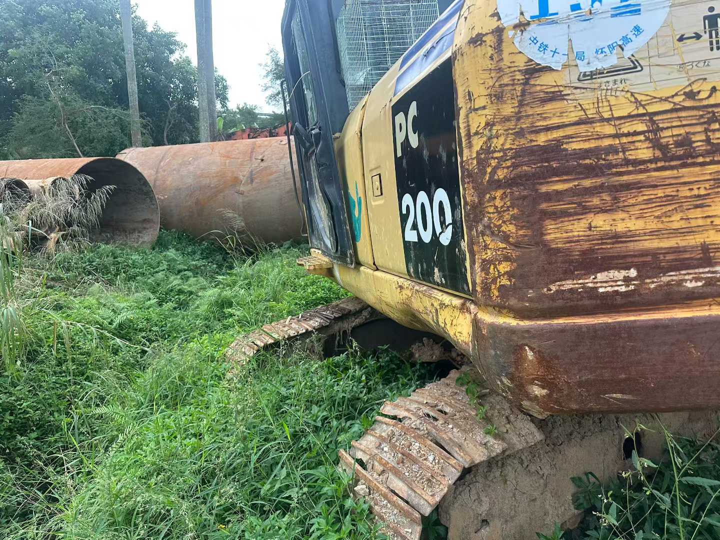 Used Komatsu PW200-7 Excavator 2016 Model / 4