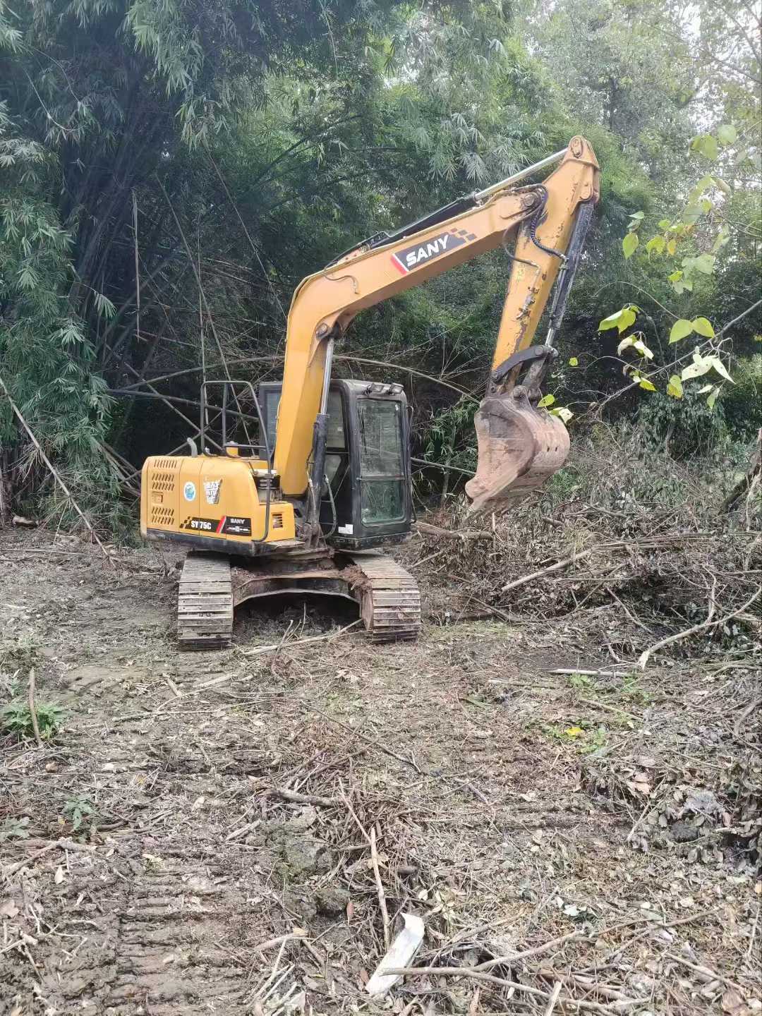 Used Sany SY75 Excavator 2016 Model / 5