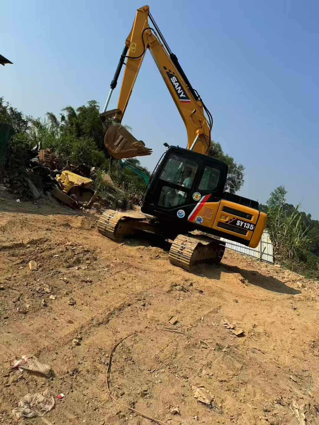 Used Sany SY135 Excavator 2016 Model / 6