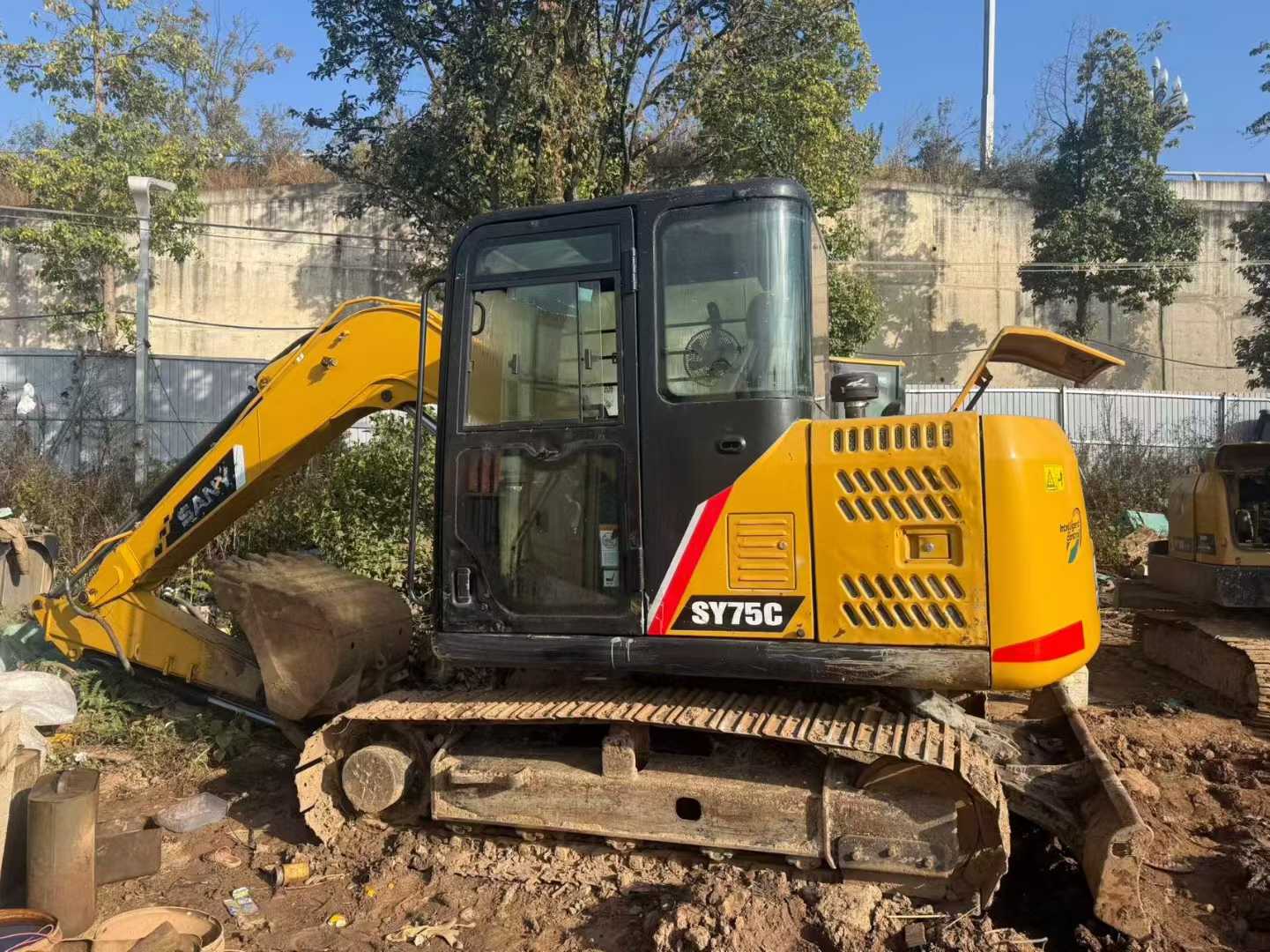 Buy Sany SY75 Used Excavator / 3 Used Sany SY75 Excavator 2018 Model / 3