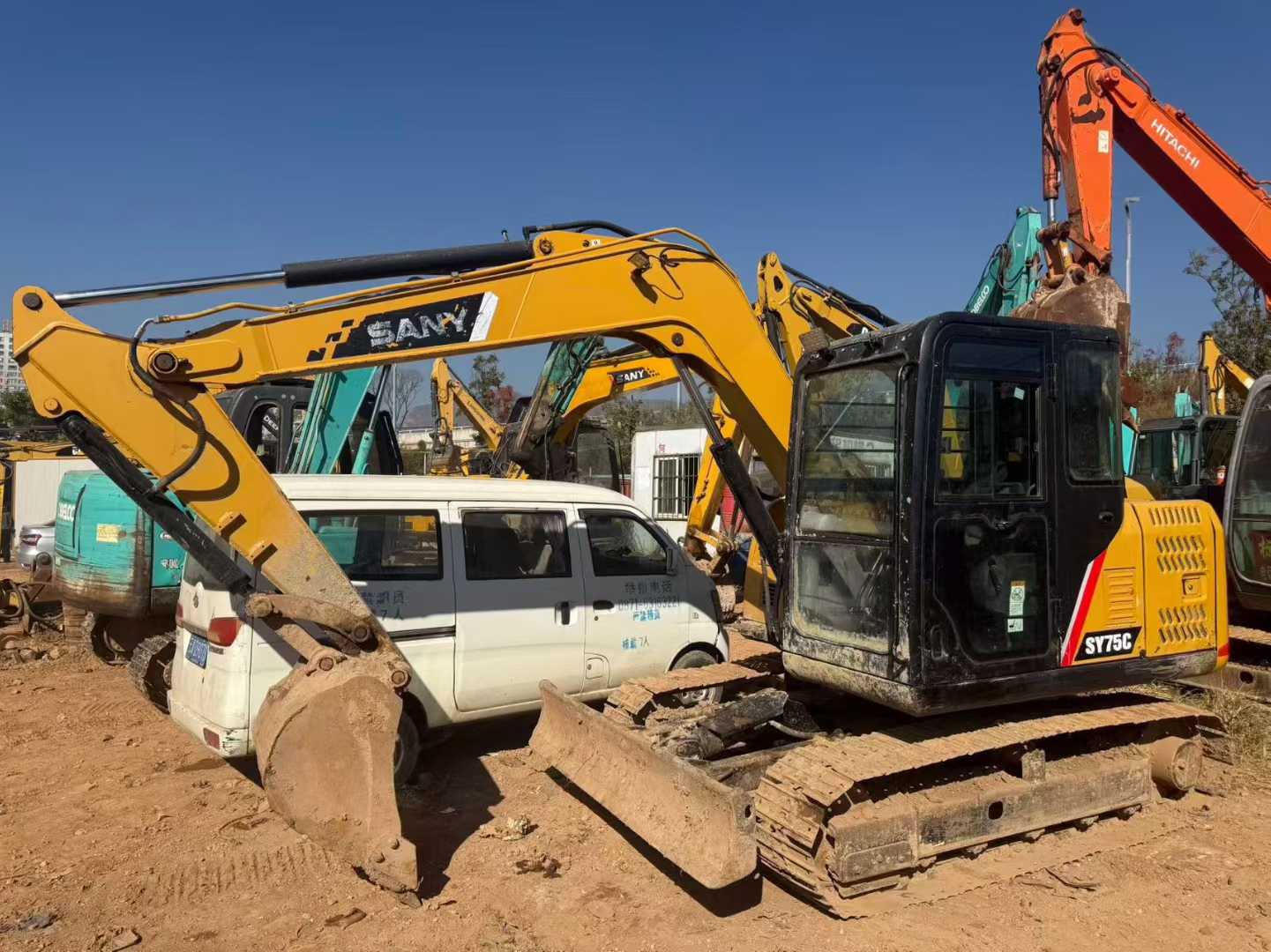 Buy Sany SY75 Used Excavator / 9 Used Sany SY75 Excavator 2018 Model / 9