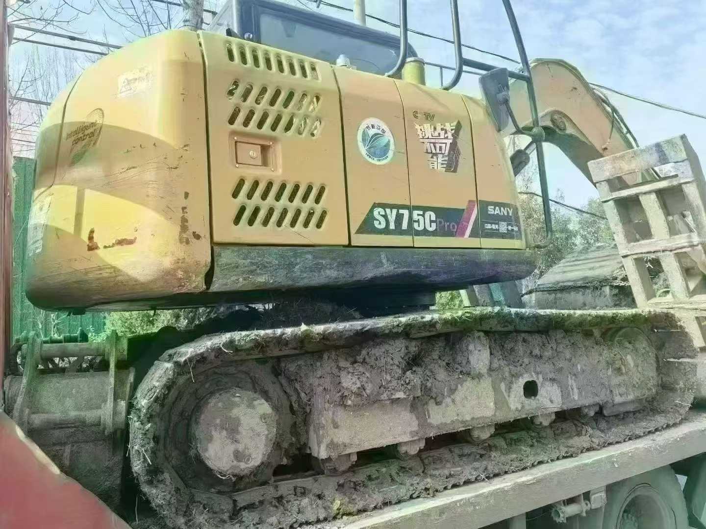 Buy Sany SY75 Used Excavator / 3 Used Sany SY75 Excavator 2021 Model / 3