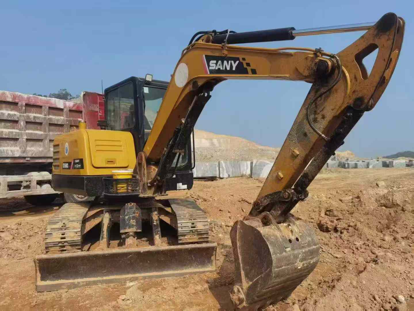 Buy Sany SY60 Used Excavator / 3 Used Sany SY60 Excavator 2022 Model / 3
