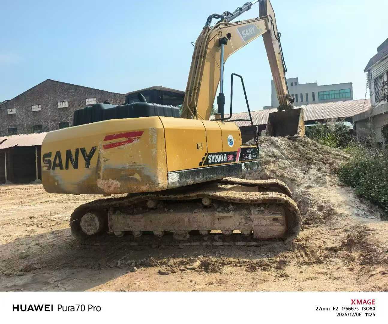 Used Sany SY200H Excavator 2022 Model / 2