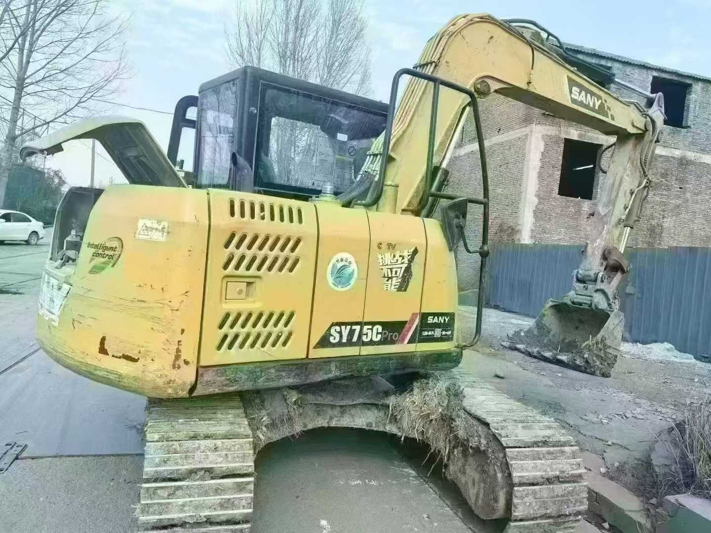 Buy Sany SY75 Used Excavator / 2 Used Sany SY75 Excavator 2021 Model / 2