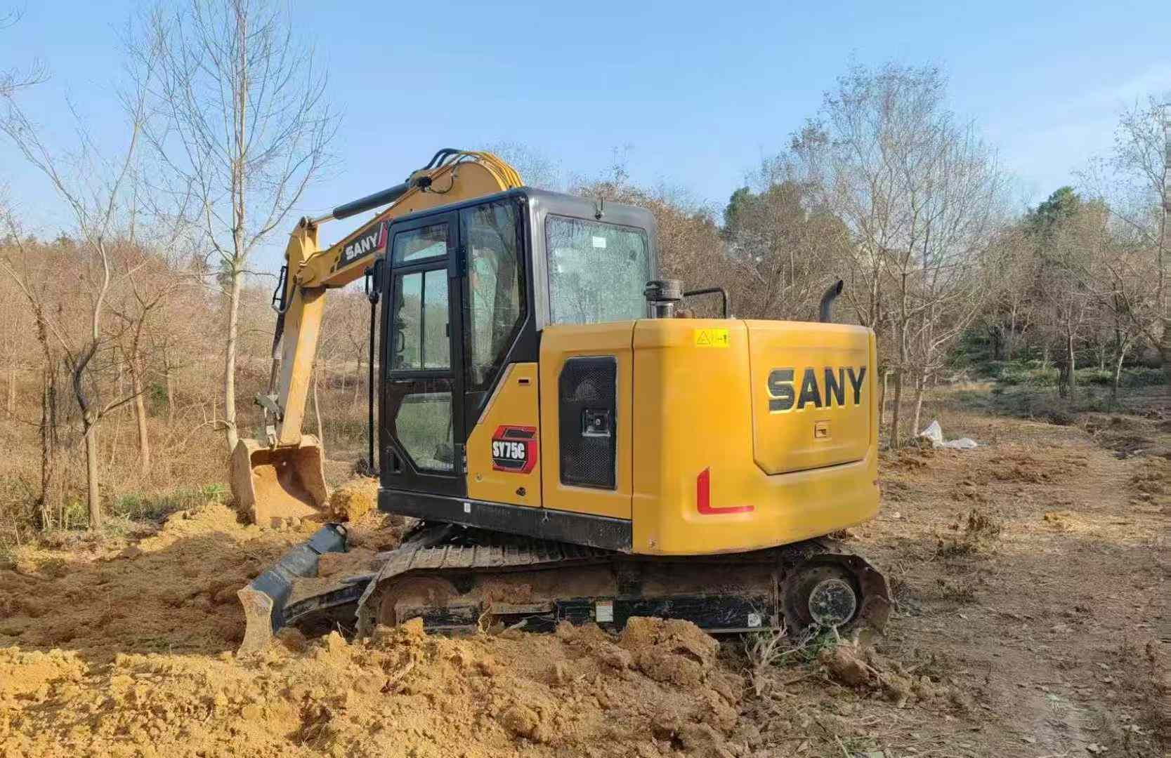 Buy Sany SY75 Used Excavator / 4 Used Sany SY75 Excavator 2016 Model / 4