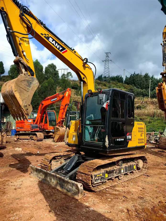 Buy Sany SY75 Used Excavator / 3 Used Sany SY75 Excavator 2015 Model / 3