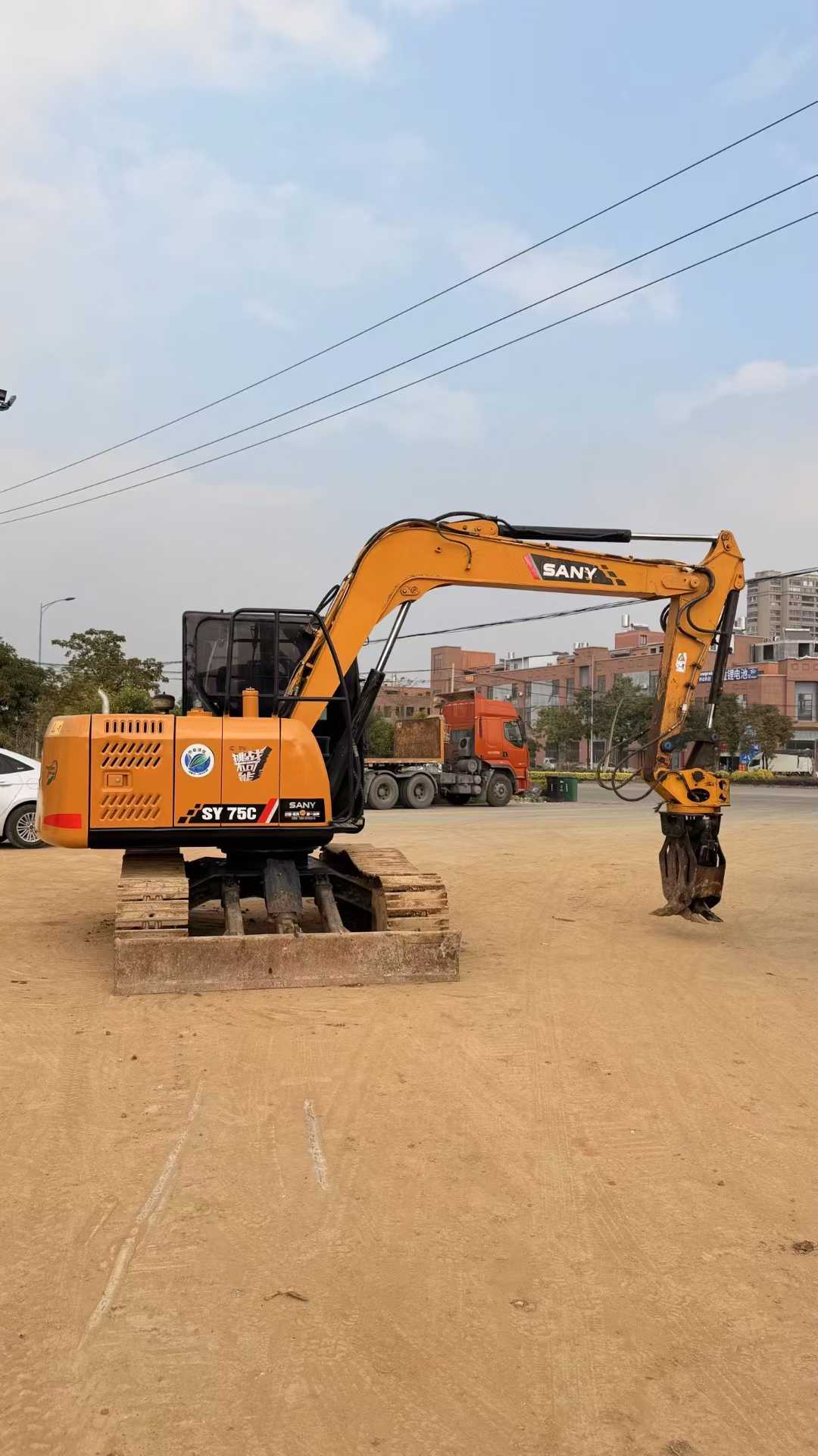 Used Sany SY75 Excavator 2016 Model / 2