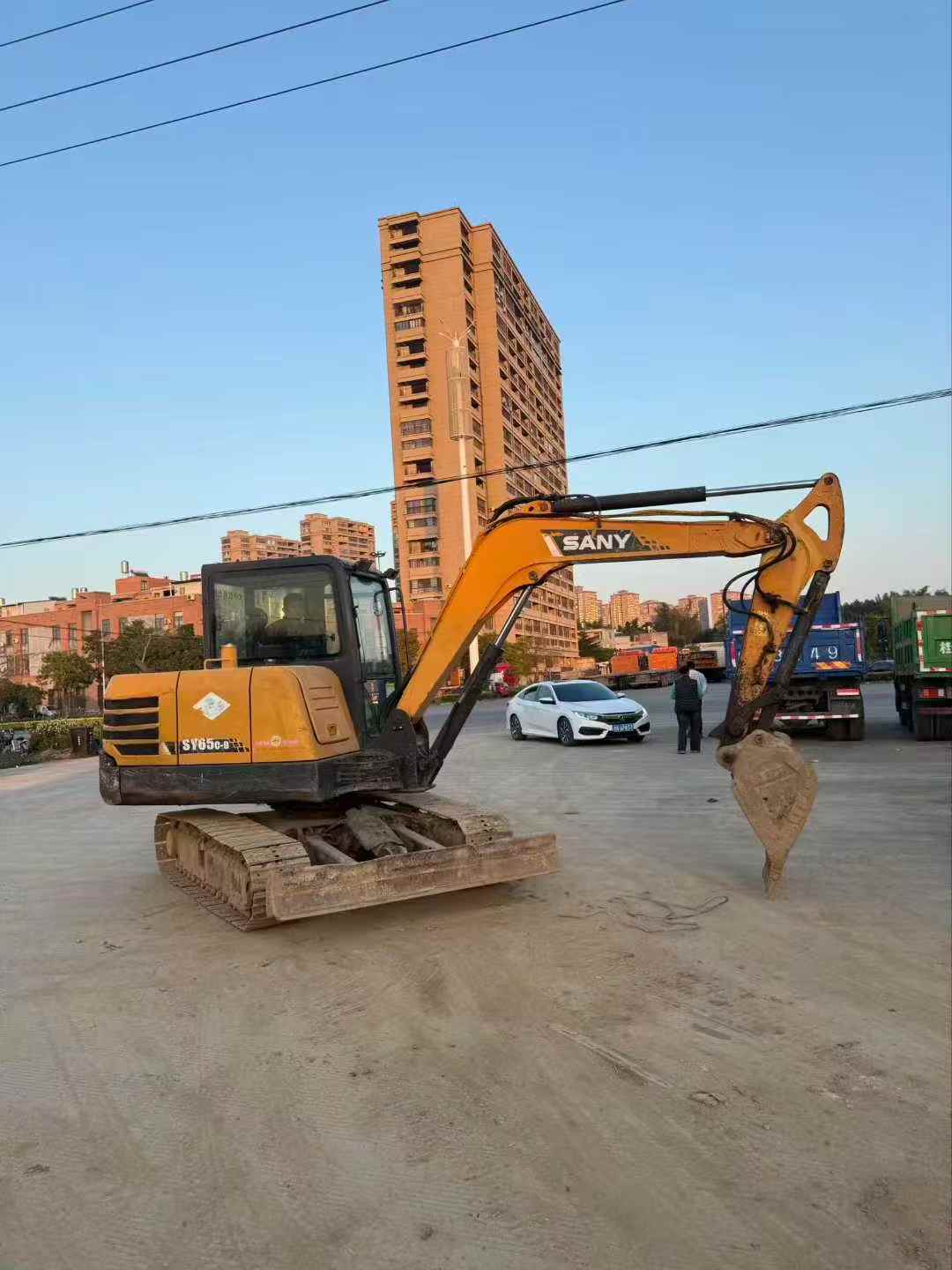 Buy Sany SY55 Used Excavator / 4 Used Sany SY55 Excavator 2016 Model / 4