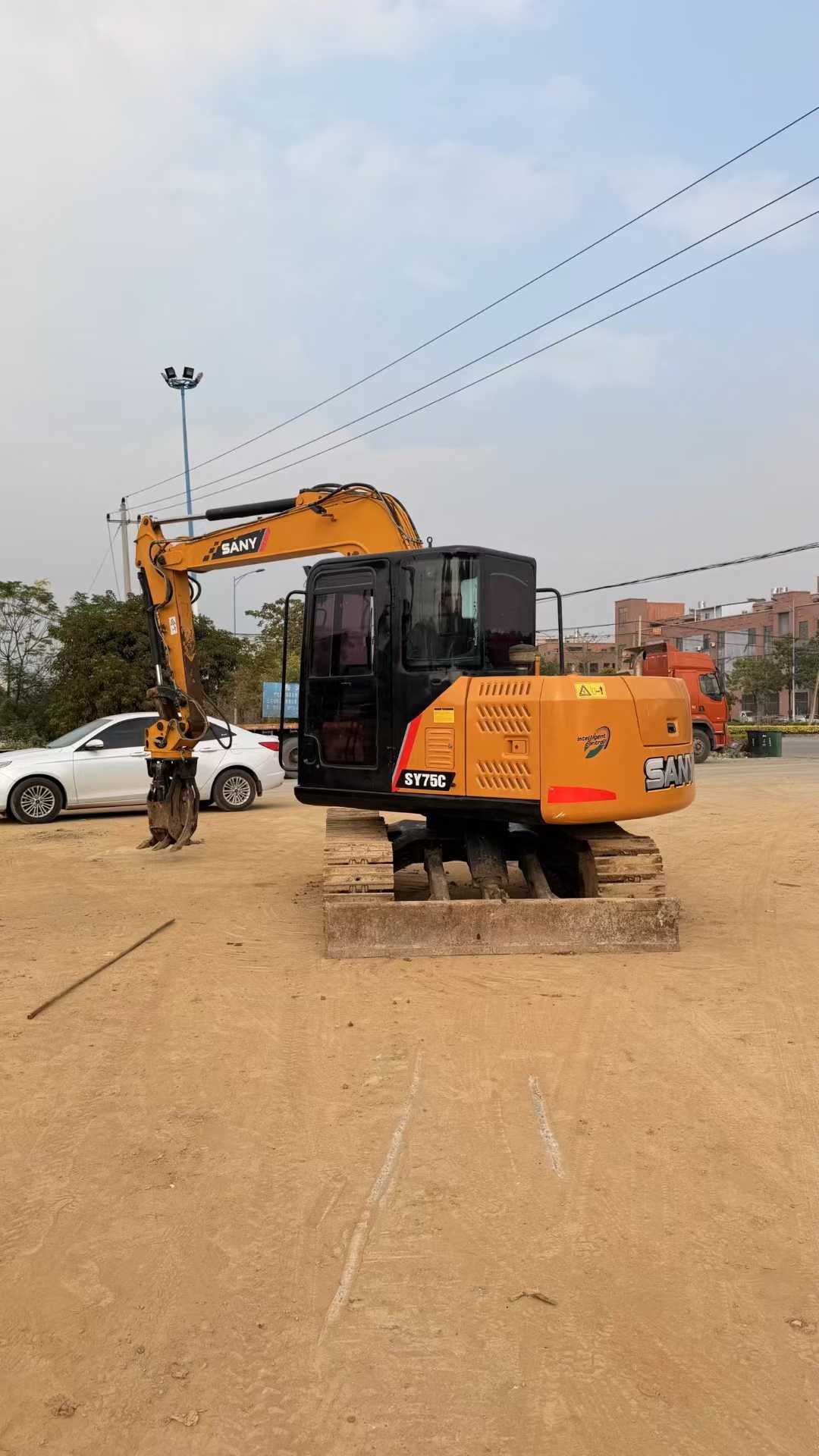 Used Sany SY75 Excavator 2016 Model / 4