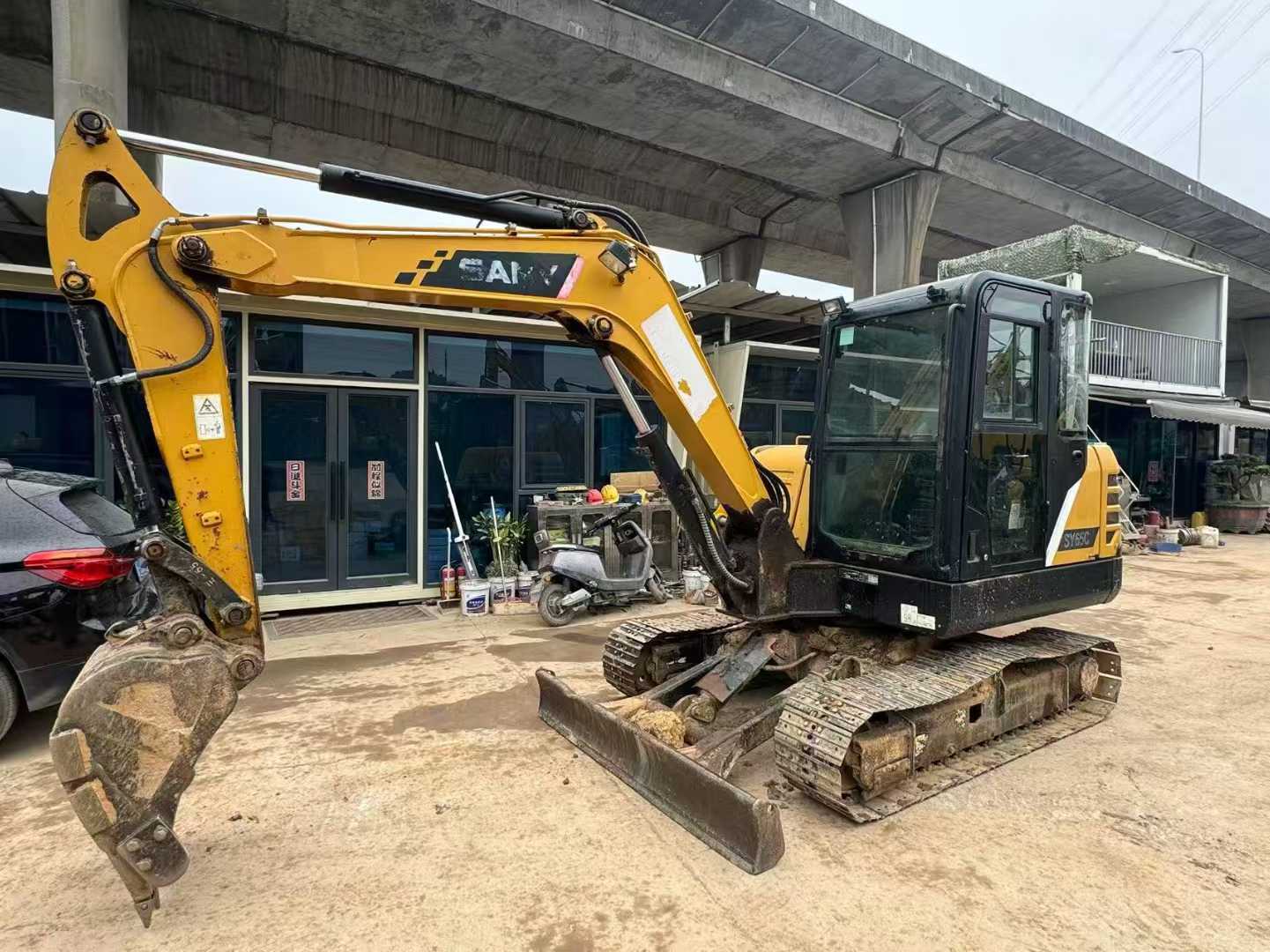 Used Sany SY55 Excavator 2016 Model / 4