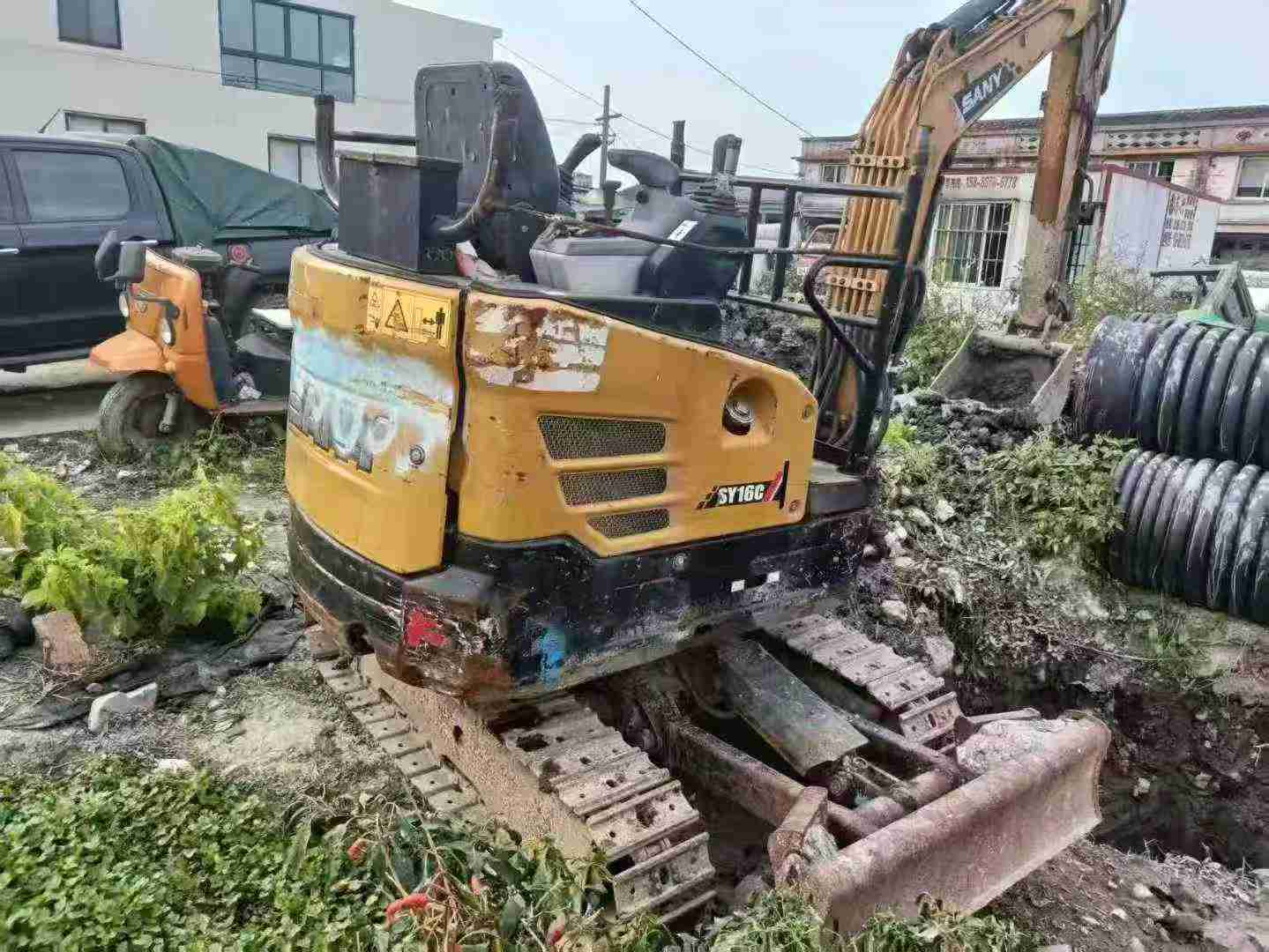 Buy Sany SY16E Used Excavator / 3 Used Sany SY16E Excavator 2019 Model / 3