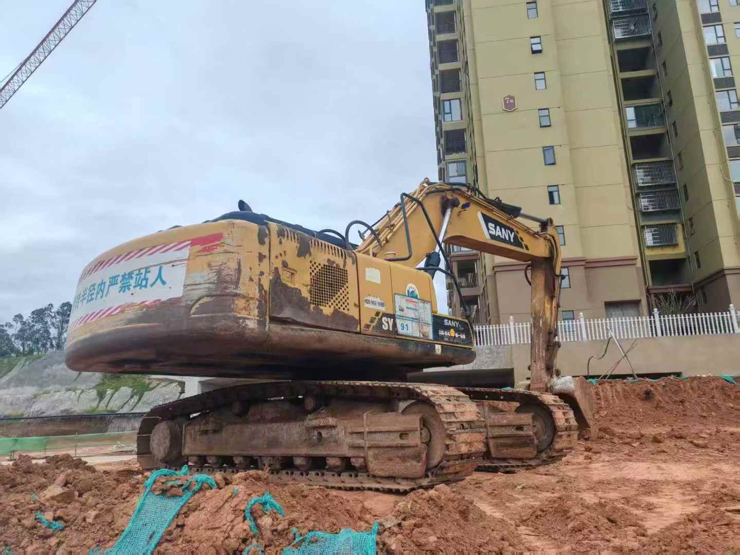 Used Sany SY195C Excavator 2017 Model / 4