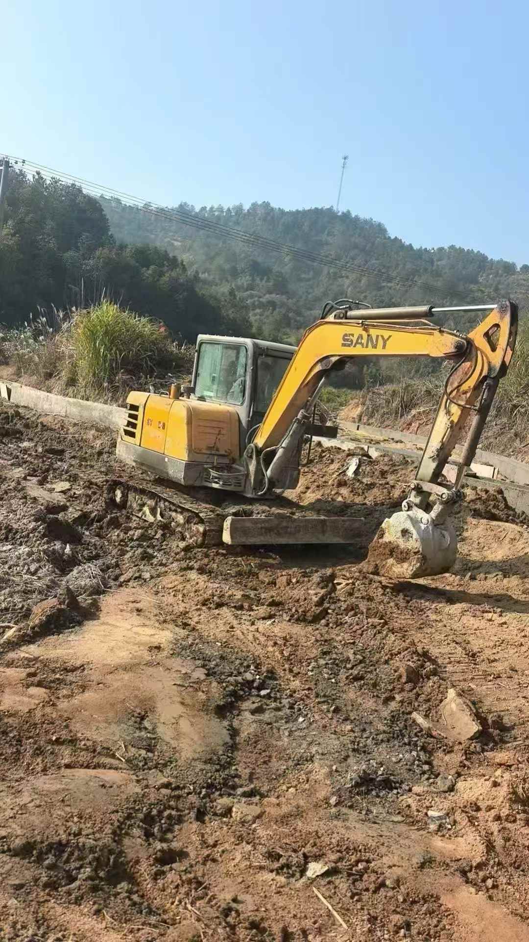 Buy Sany SY55 Used Excavator / 1