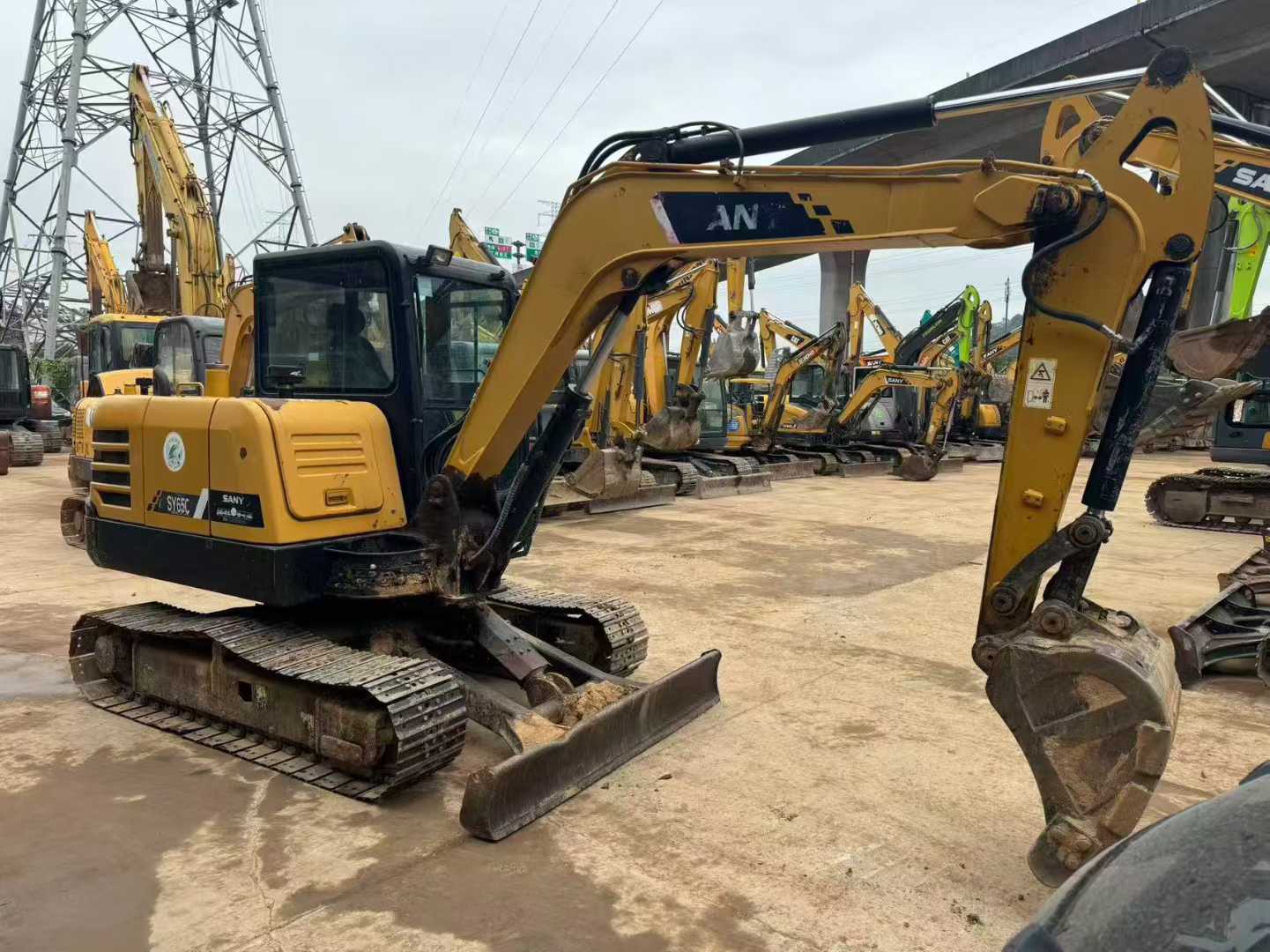 Buy Sany SY55 Used Excavator / 3 Used Sany SY55 Excavator 2016 Model / 3