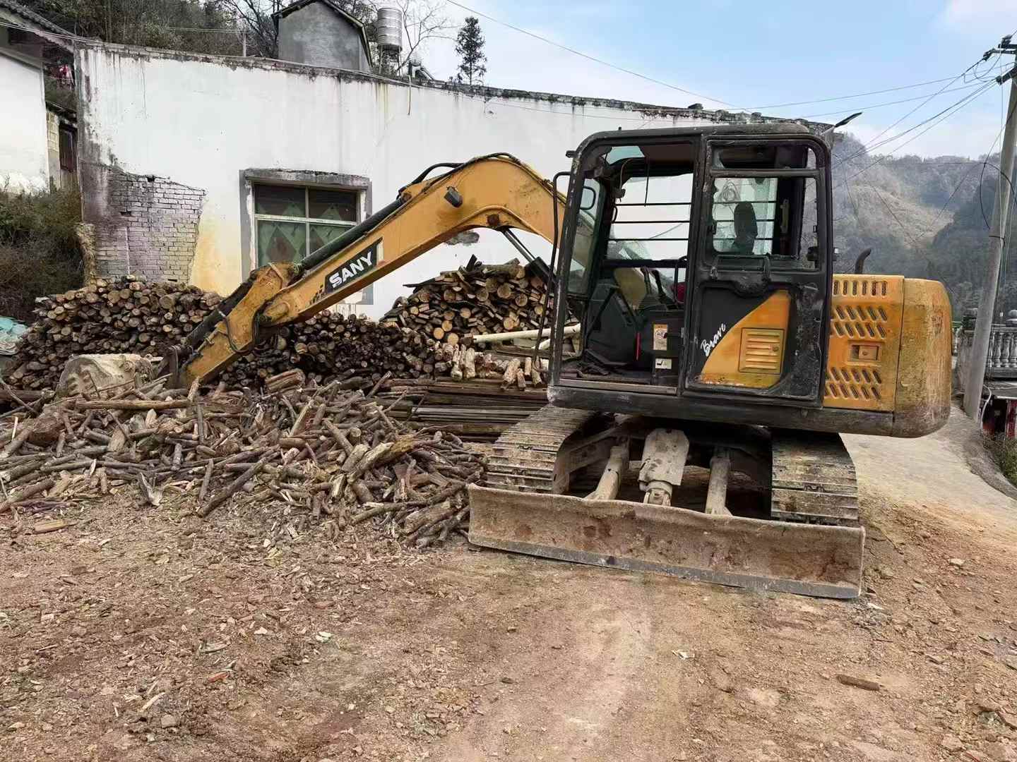 Buy Sany SY75 Used Excavator / 2 Used Sany SY75 Excavator 2014 Model / 2