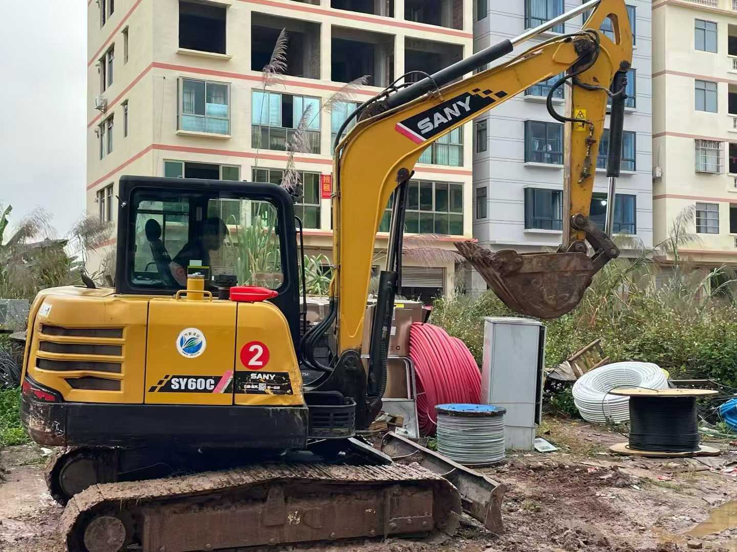 Buy Sany SY60 Used Excavator / 7 Used Sany SY60 Excavator 2020 Model / 7