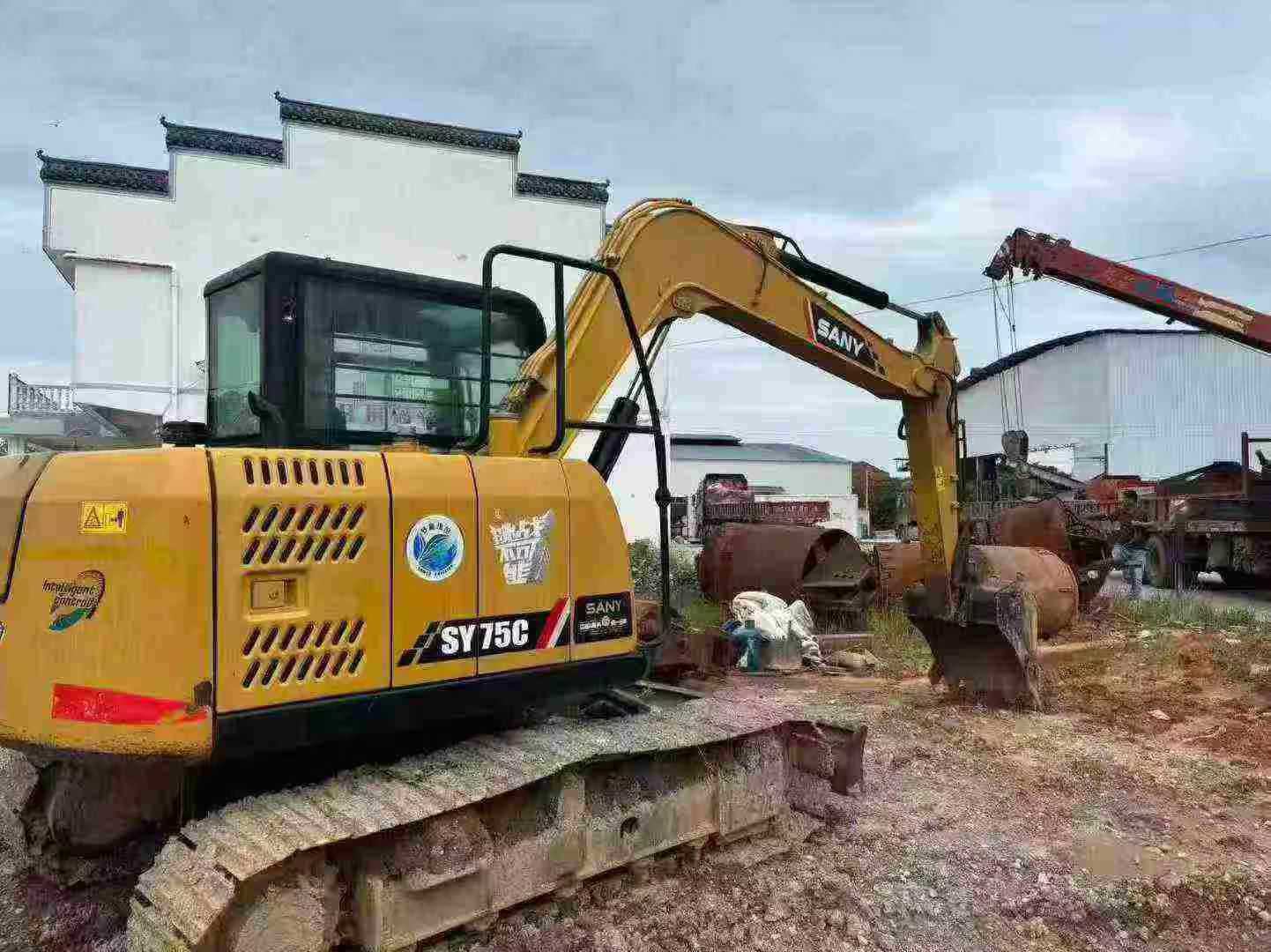 Buy Sany SY75 Used Excavator / 7 Used Sany SY75 Excavator 2018 Model / 7