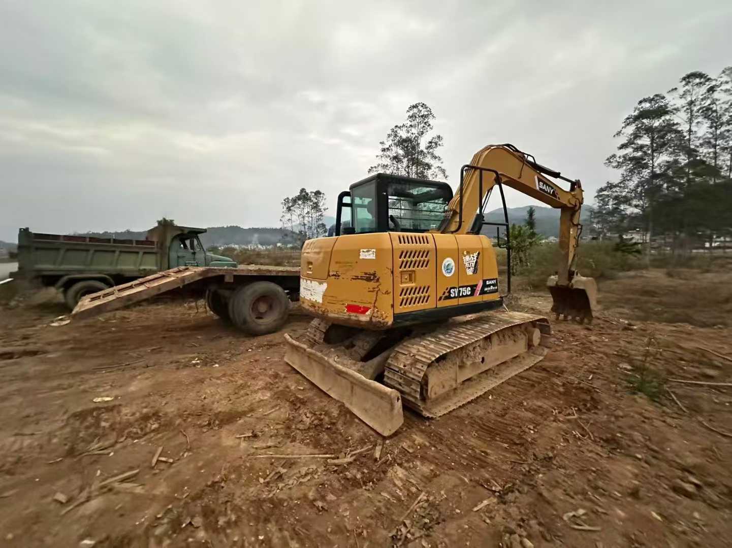 Buy Sany SY75 Used Excavator / 5 Used Sany SY75 Excavator 2019 Model / 5