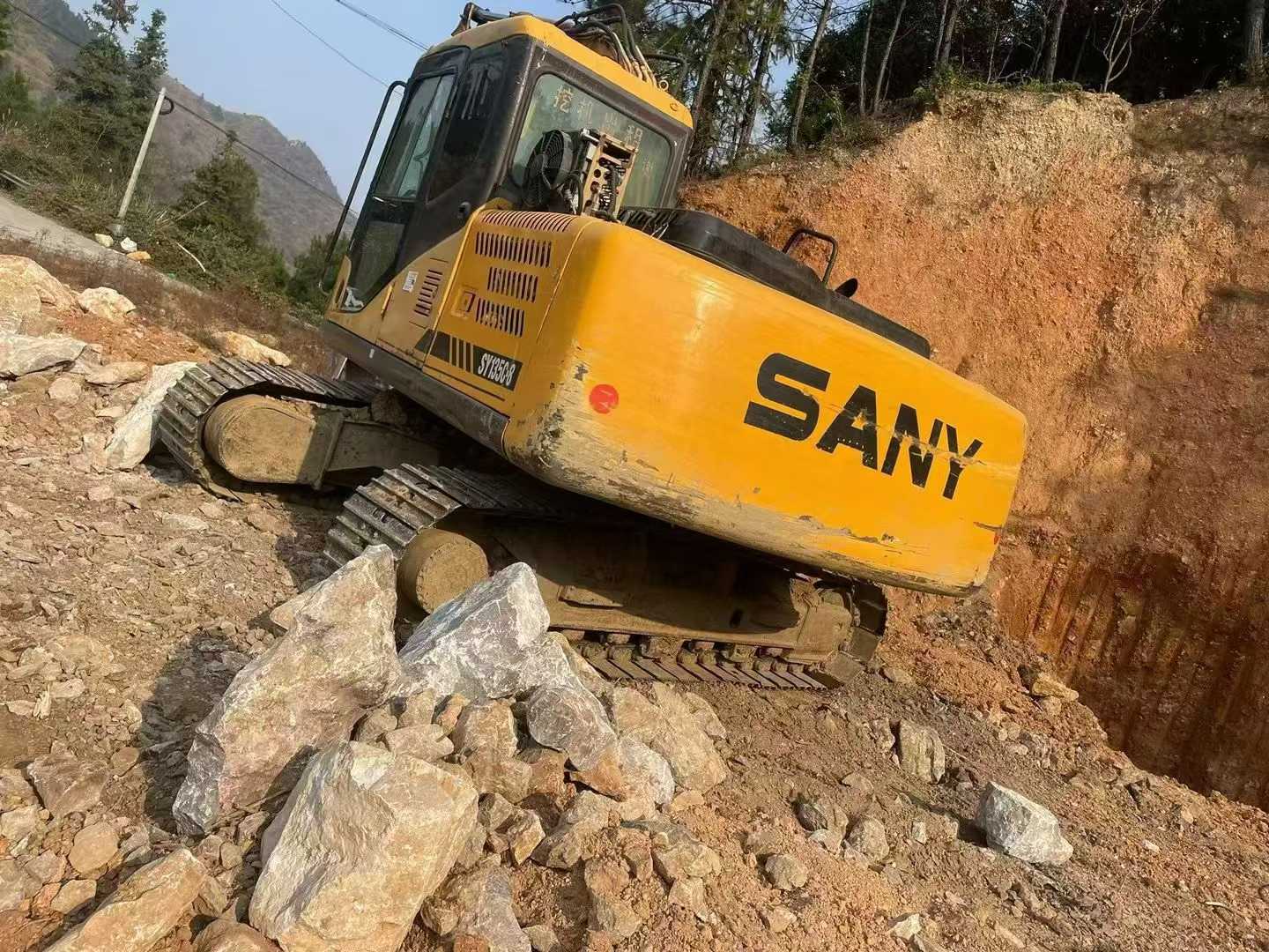 Buy Sany SY135-8S Used Excavator / 4 Used Sany SY135-8S Excavator 2016 Model / 4