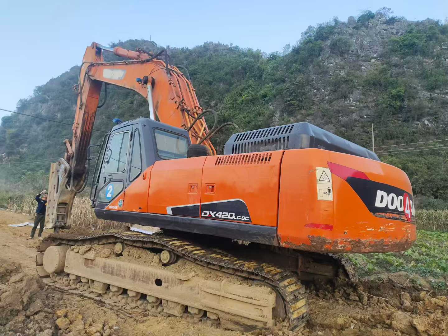 Buy Doosan DL420 Used Excavator / 3 Used Doosan DL420 Excavator 2016 Model / 3