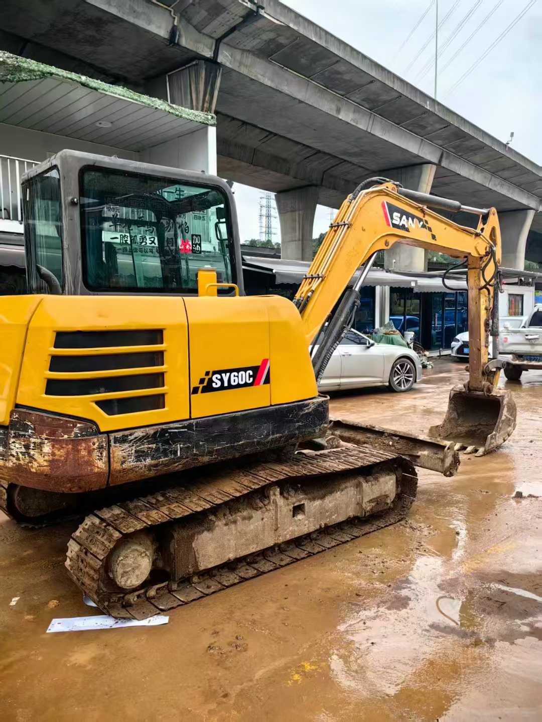 Buy Sany SY55 Used Excavator / 3 Used Sany SY55 Excavator 2016 Model / 3