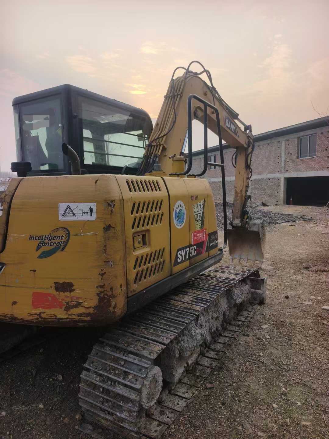 Buy Sany SY75 Used Excavator / 3 Used Sany SY75 Excavator 2016 Model / 3