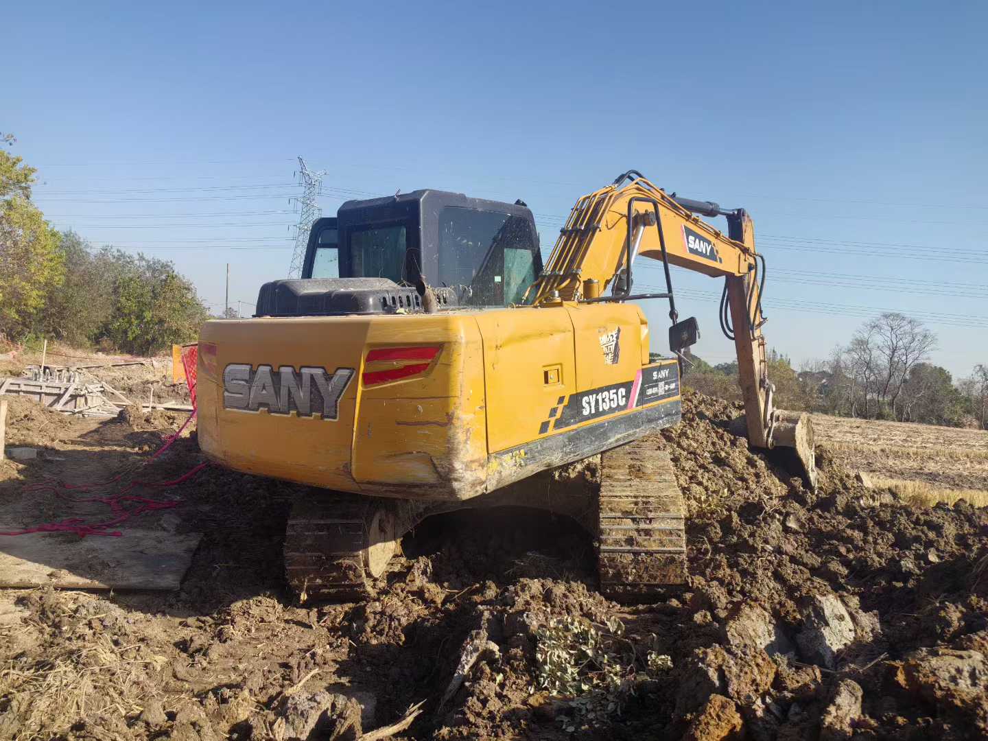 Buy Sany SY135 Used Excavator / 2 Used Sany SY135 Excavator 2021 Model / 2
