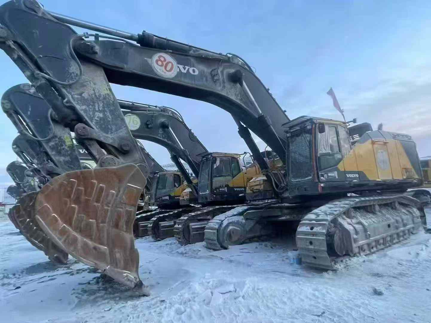Buy Volvo EW50 Used Excavator / 3 Used Volvo EW50 Excavator 2022 Model / 3
