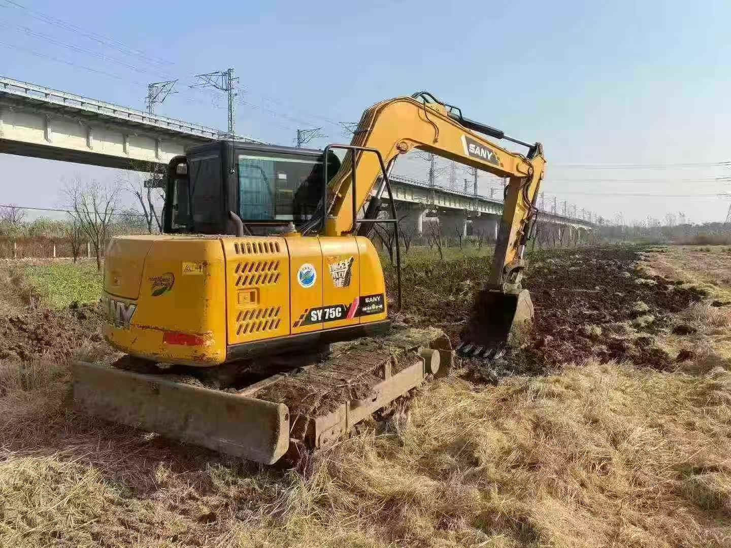 Buy Sany SY75 Used Excavator / 2 Used Sany SY75 Excavator 2020 Model / 2