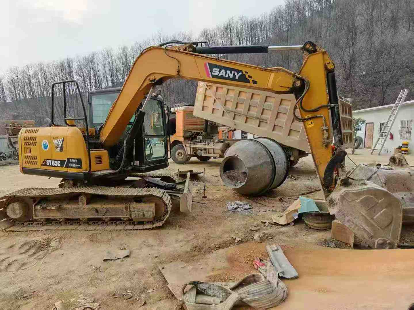 Buy Sany SY75 Used Excavator / 3 Used Sany SY75 Excavator 2020 Model / 3