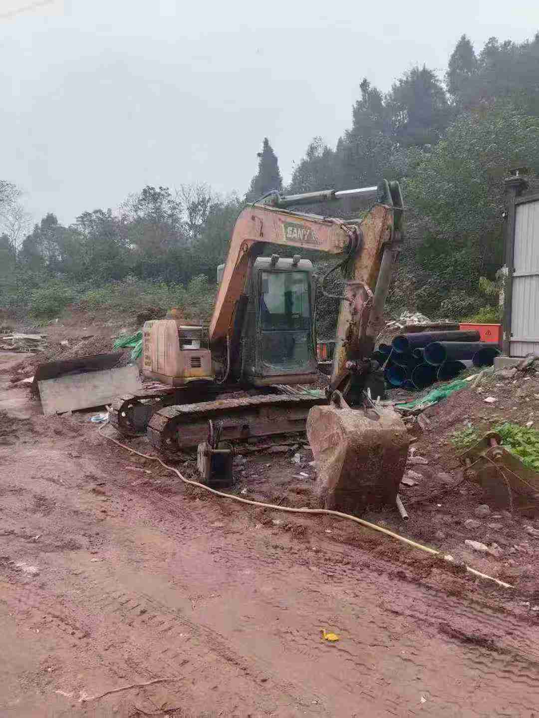 Buy Sany SY75 Used Excavator / 4 Used Sany SY75 Excavator 2013 Model / 4