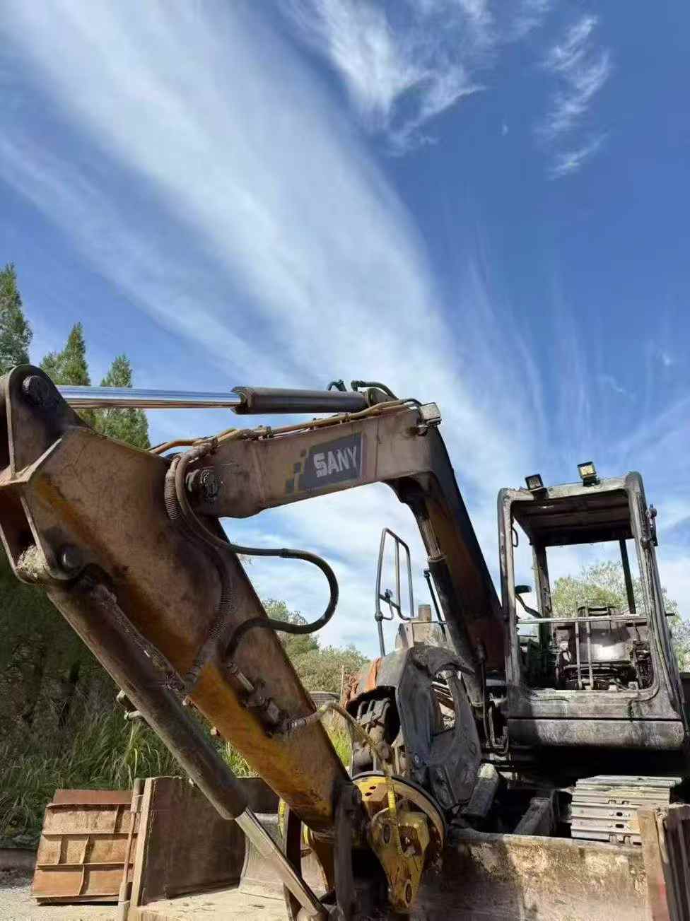 Buy Sany SY75 Used Excavator / 4 Used Sany SY75 Excavator 2021 Model / 4