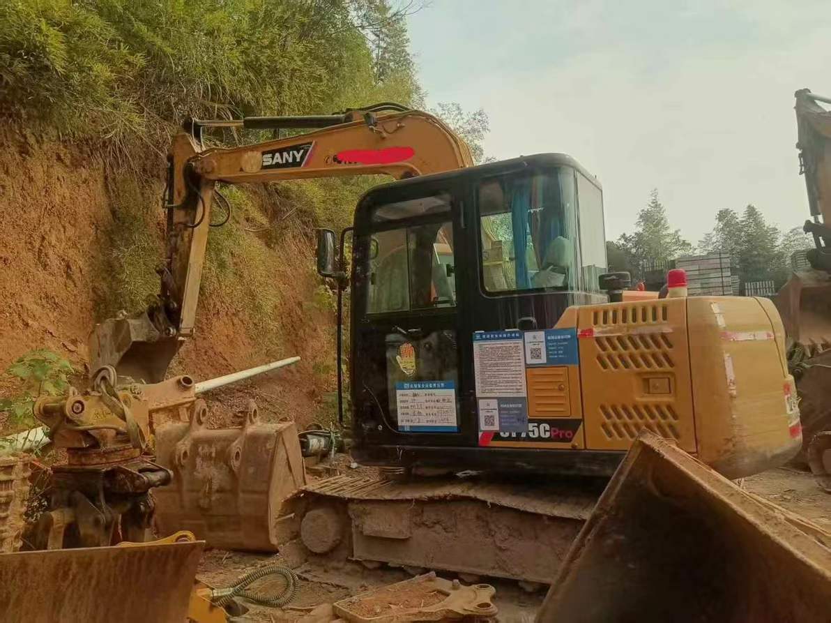 Buy Sany SY75 Used Excavator / 3 Used Sany SY75 Excavator 2022 Model / 3