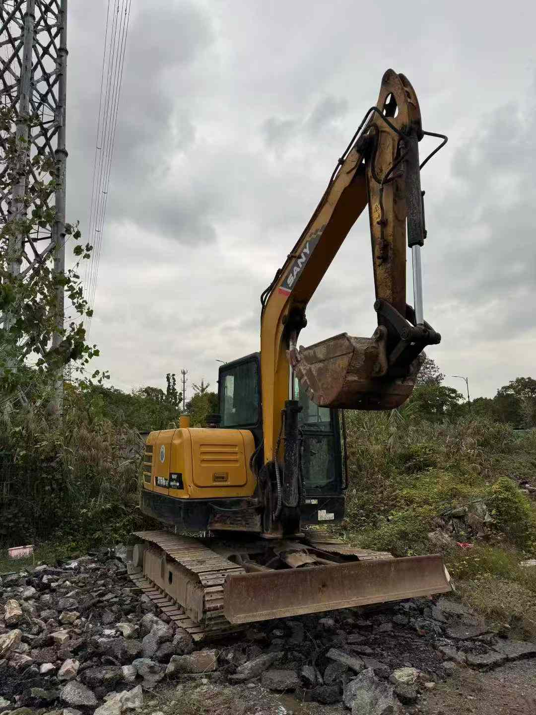 Buy Sany SY55 Used Excavator / 2 Used Sany SY55 Excavator 2018 Model / 2