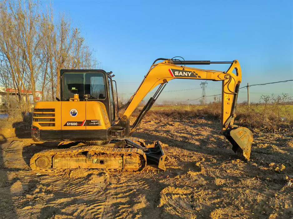 Buy Sany SY60 Used Excavator / 3 Used Sany SY60 Excavator 2022 Model / 3