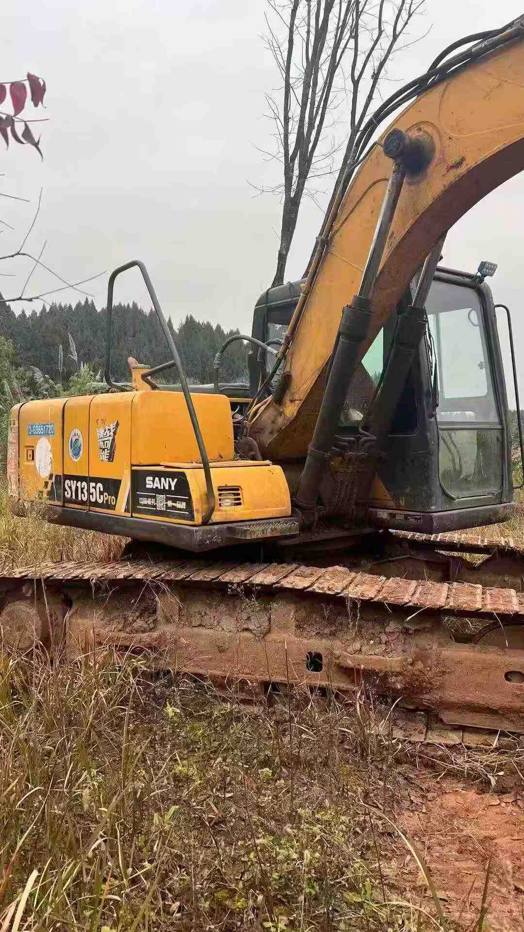 Used Sany SY135 Excavator 2016 Model / 6